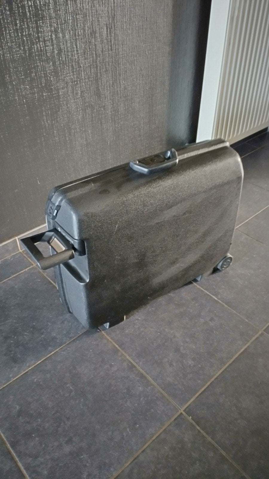 Samsonite reiskoffer groot, Ophalen, Wieltjes, 50 tot 60 cm, Hard kunststof