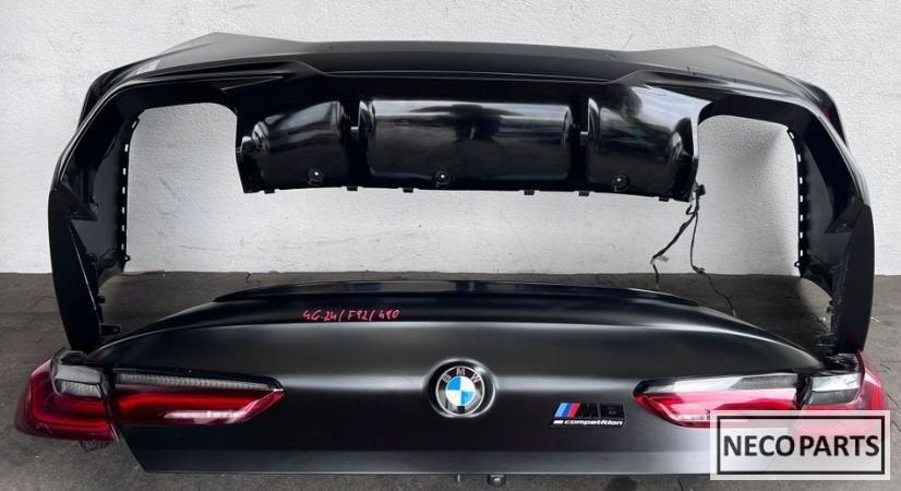 BMW M8 F91 F92 G14 G15 ACHTERKLEP ACHTERBUMPER ORIGINEEL!!!, Arrière, -, Haillon arrière, Utilisé