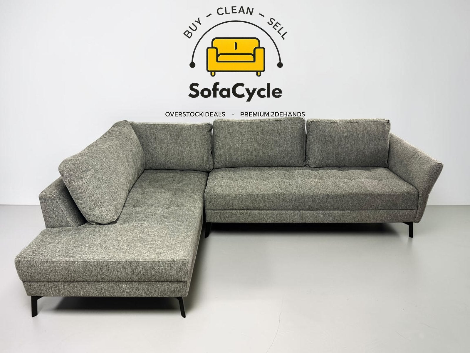 Chaise d'angle New Chateau d'Ax - Livraison en 24h00, Enlèvement ou Envoi, Comme neuf, SofaCycle, Info@sofacycle.be