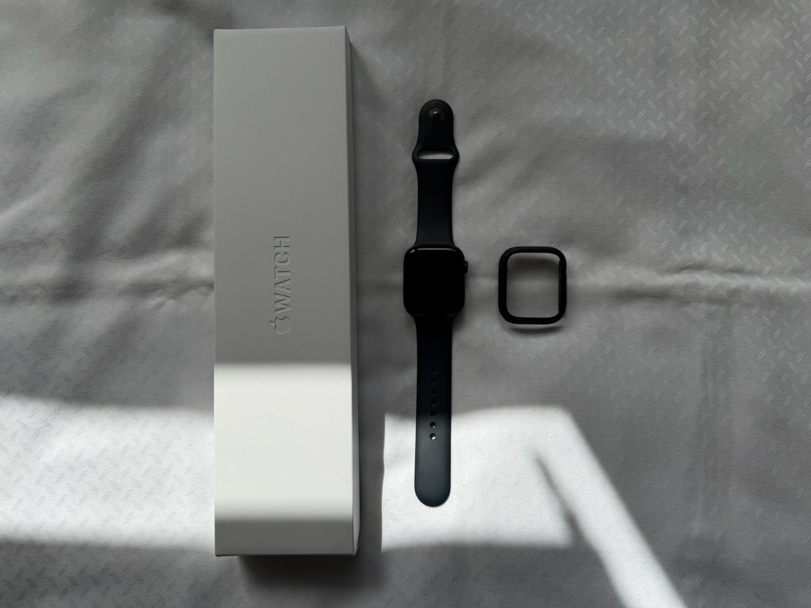 Apple Watch 8 45 mm, Ophalen, Gebruikt, Zwart