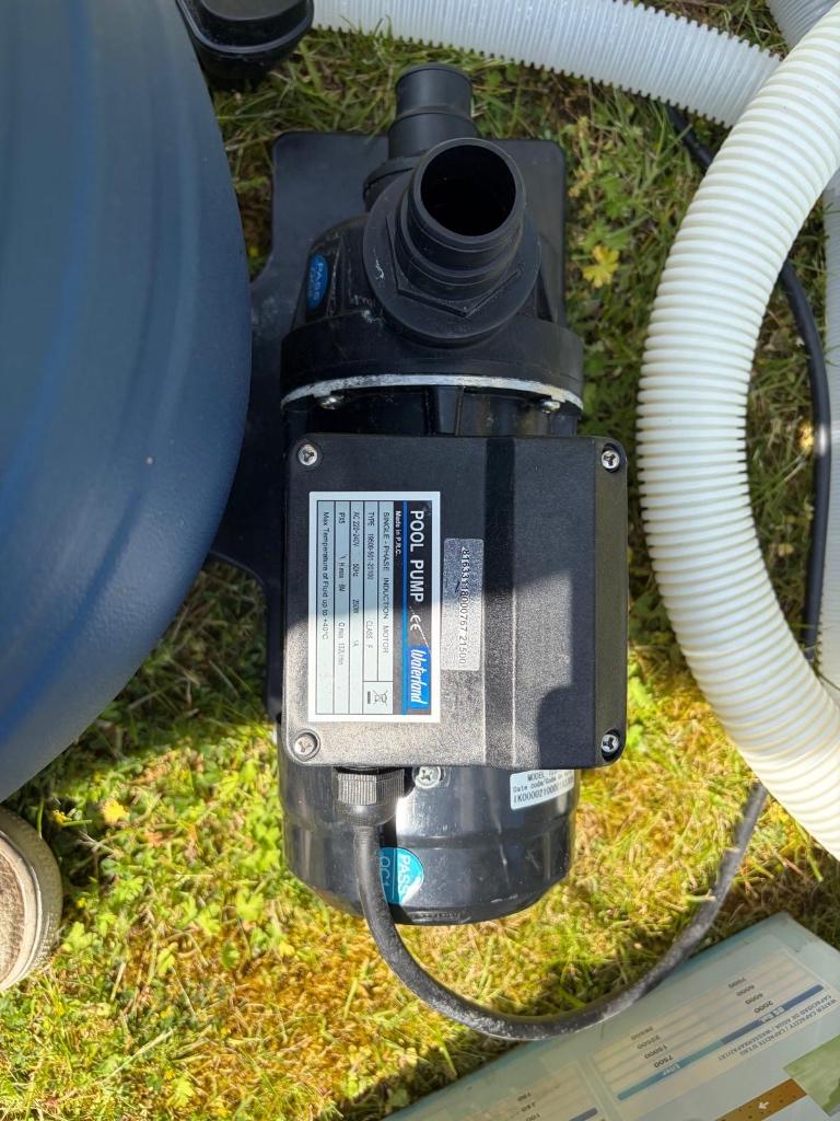 Zwembad glasfilterpomp en zoutwatersysteem, Tuin en Terras, Zwembad-toebehoren, Zo goed als nieuw, Zwembadpomp, Ophalen