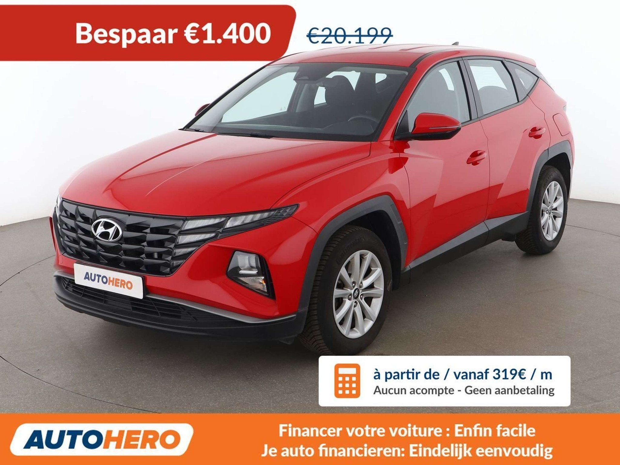 Hyundai Tucson 1.6 T-GDI Pure 2WD (bj 2022), Voorwielaandrijving, Gebruikt, 1650 kg, 151 g/km