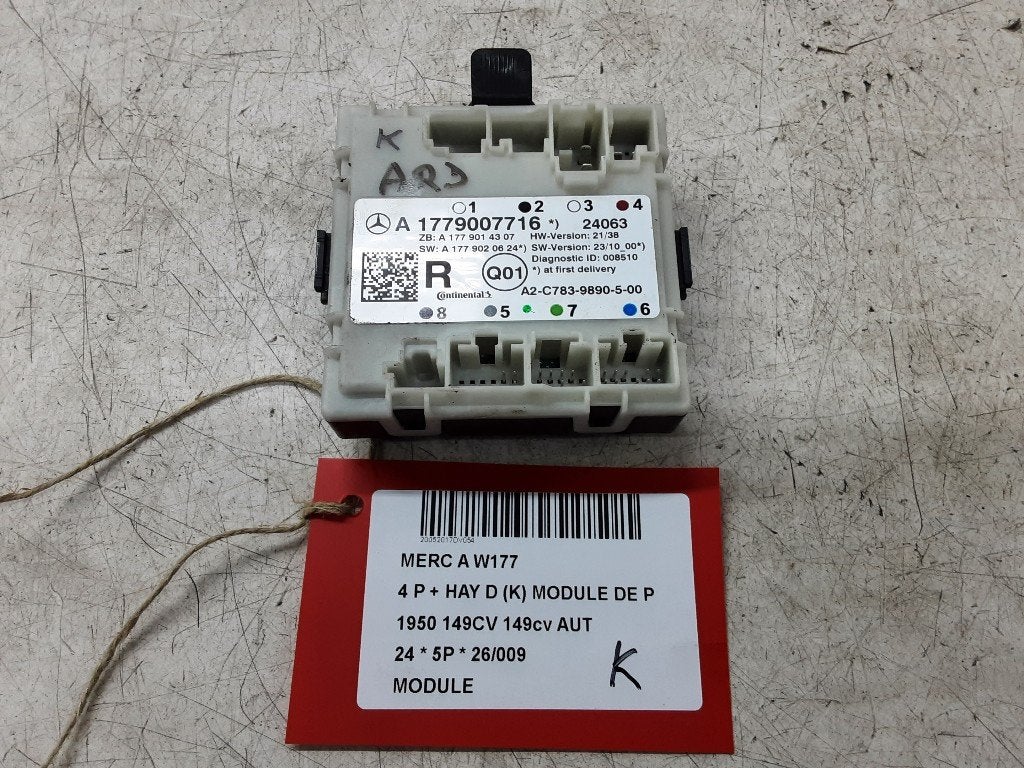UNITE ELECTRONIQUE Mercedes-Benz A (177.0) (A1779007716), Autos : Pièces & Accessoires, Mercedes-Benz, Utilisé, Dialog.mb@mercedes-benz.com