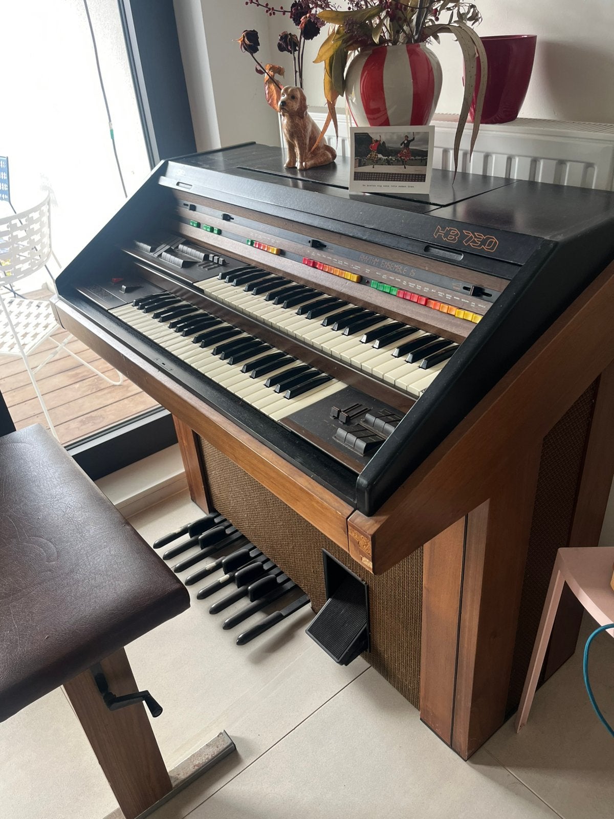 Vintage elektrisch orgel - HB 750 / Rhythm Ensemble 15, Muziek en Instrumenten, Ophalen, Zo goed als nieuw, Orgel