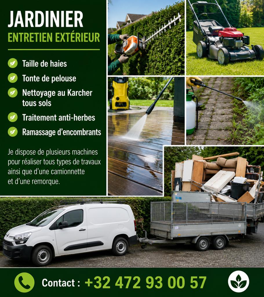 Jardinier, Enlèvement ou Envoi