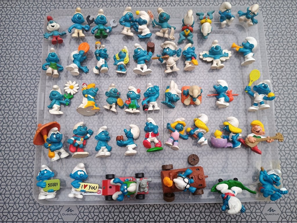 Différents Schtroumpfs de Schleich à € 3,50, Collections, Schtroumpfs, Utilisé, Poupée, Figurine ou Peluche, Différents Schtroumpfs