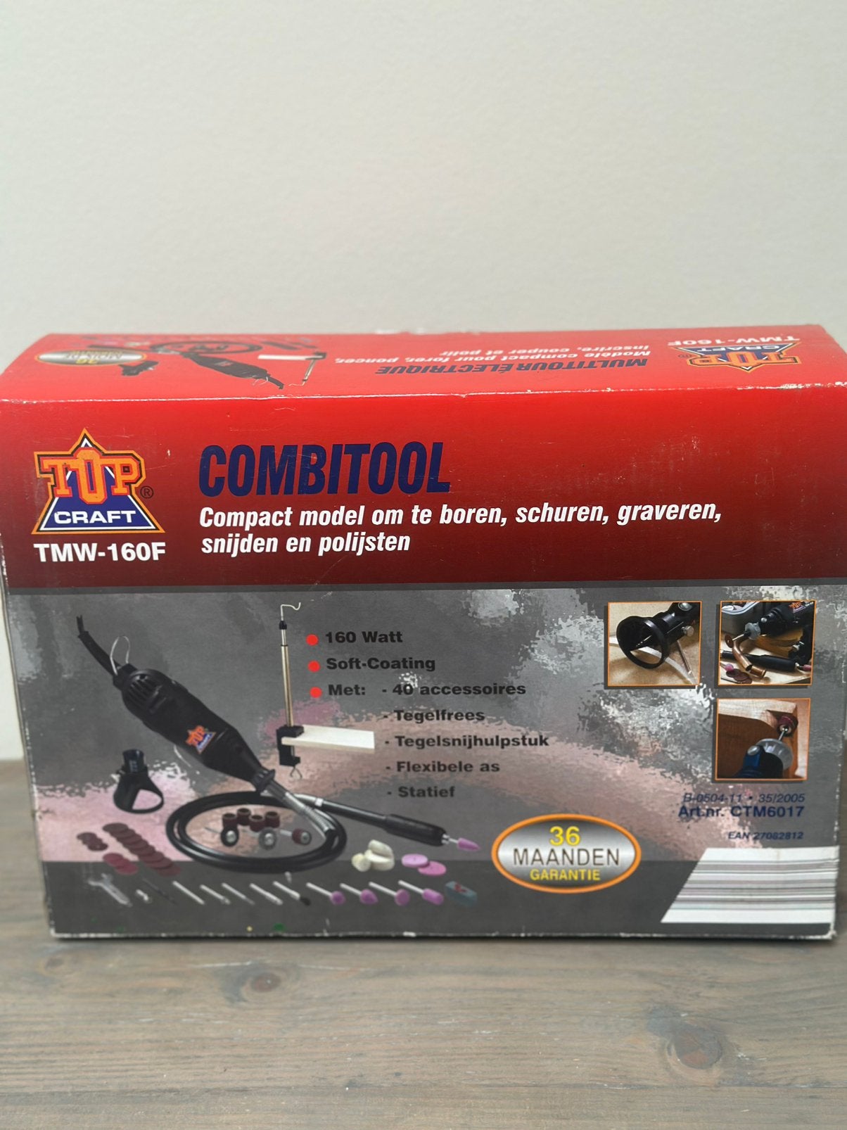 TOP CRAFT TMW-160F Combittool Multitool 160W 40-delig Koffer, Enlèvement, Comme neuf