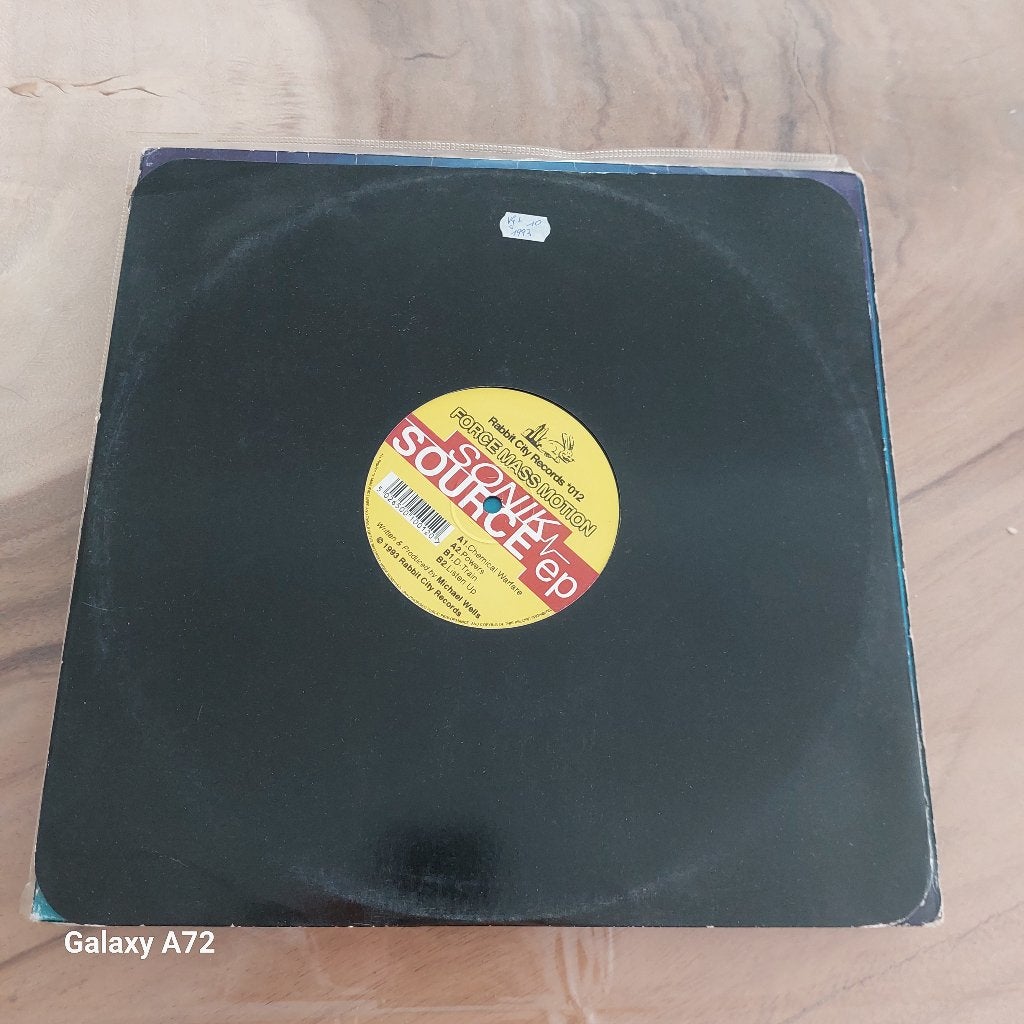 force mass motion sonik source ep 12 inch maxi, Cd's en Dvd's, Vinyl | Dance en House, Gebruikt, Trip Hop of Breakbeat, Ophalen of Verzenden