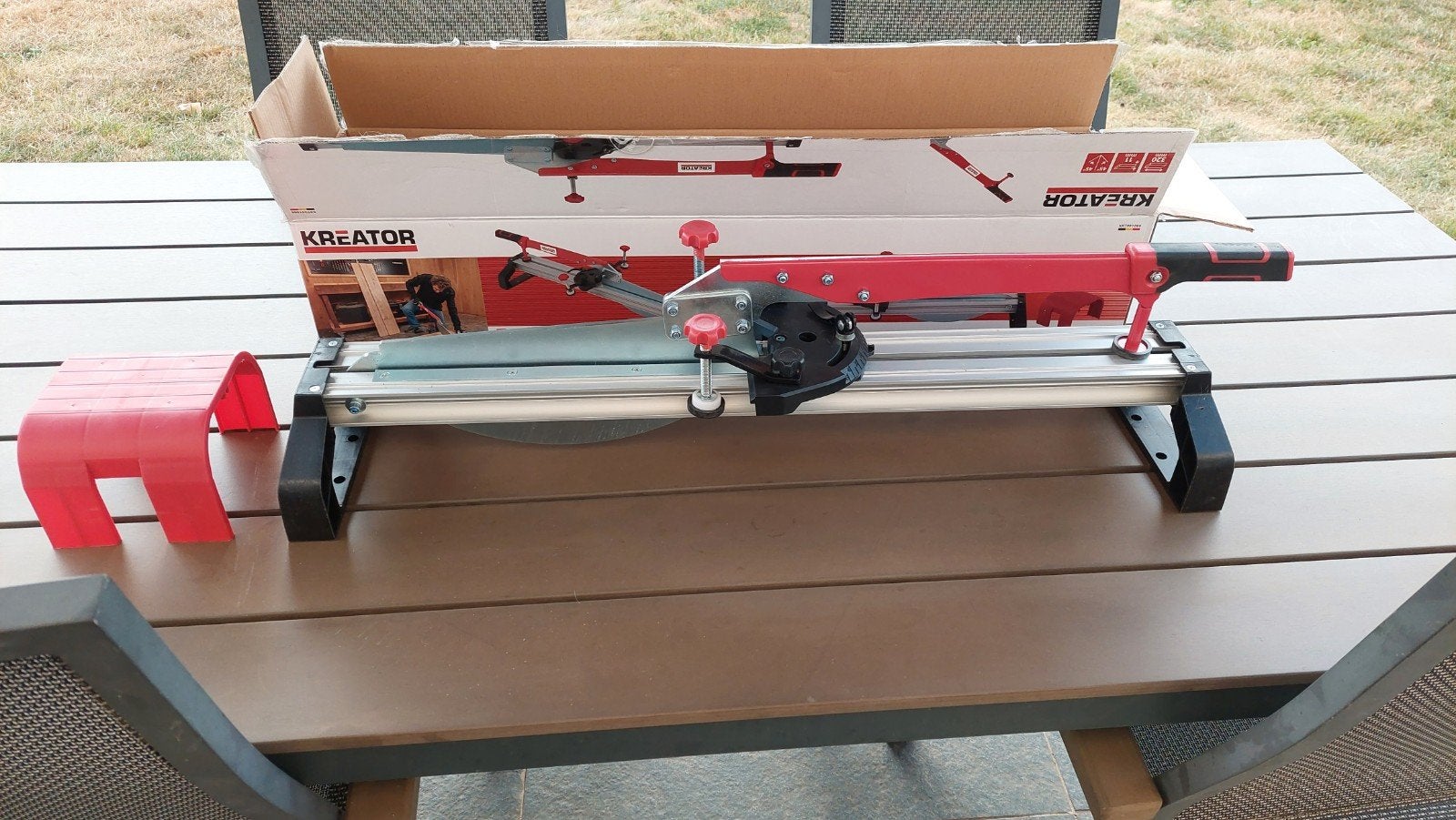 laminaatsnijder 320 mm x 11 mm dik en 45 graden, Doe-het-zelf en Bouw, Gereedschap | Handgereedschap, Ophalen