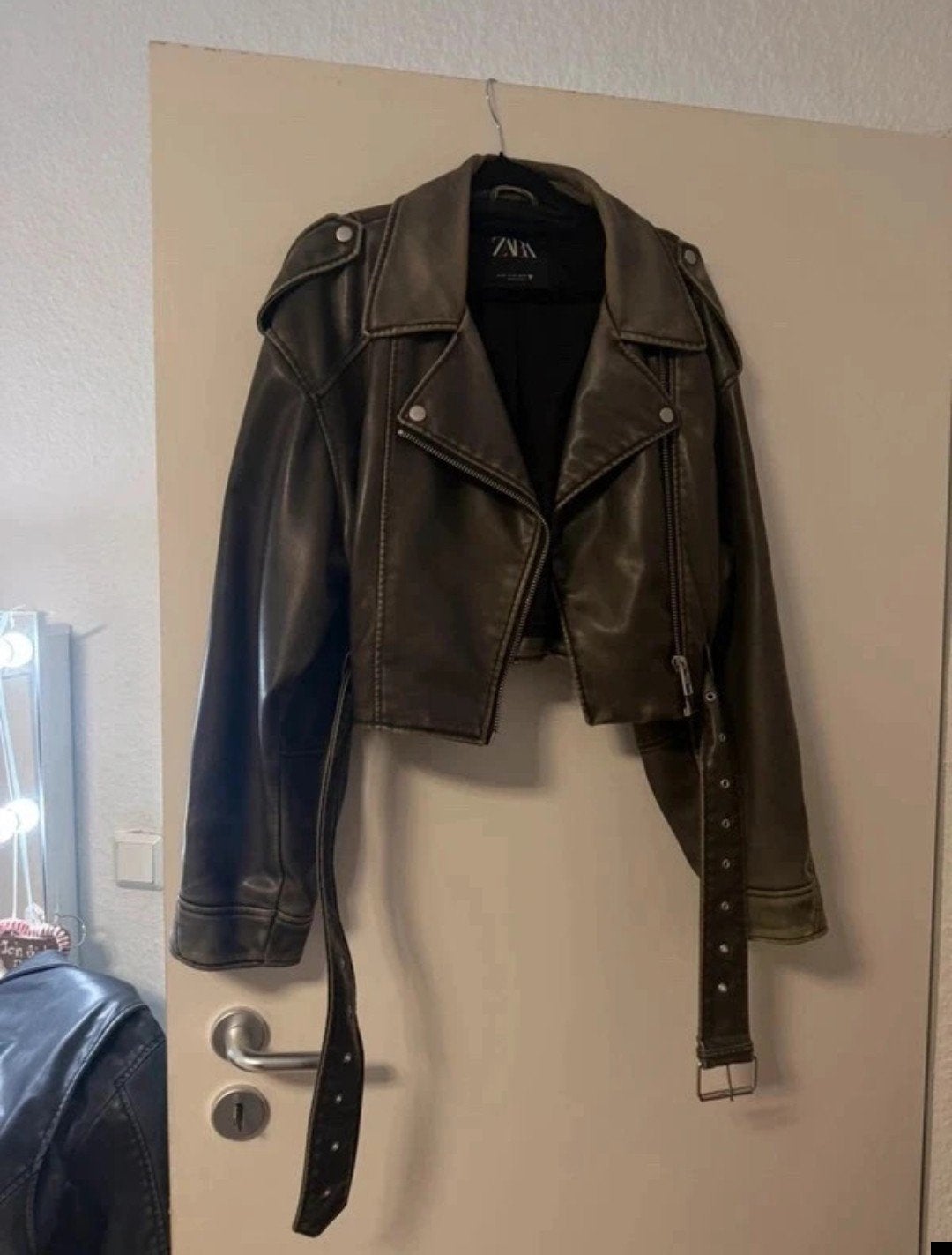veste en cuir, Taille 46/48 (XL) ou plus grande, Autres couleurs, Zara, Enlèvement