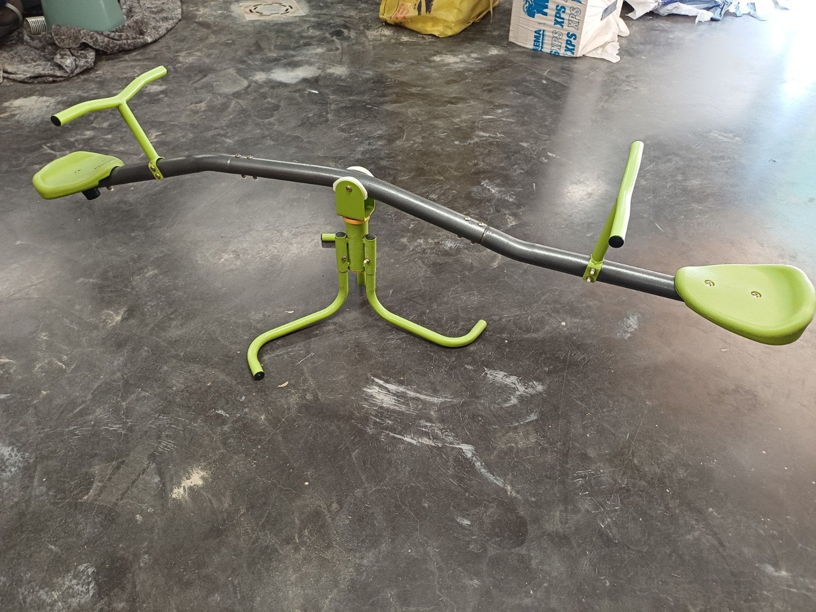 Wipwap metaal met kunstof zitjes, Enlèvement