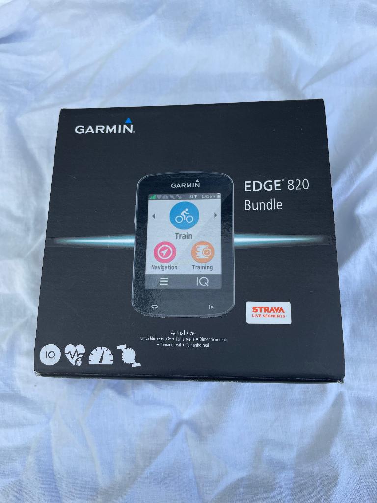 Garmin edge 820 bundel, Ophalen, Gebruikt