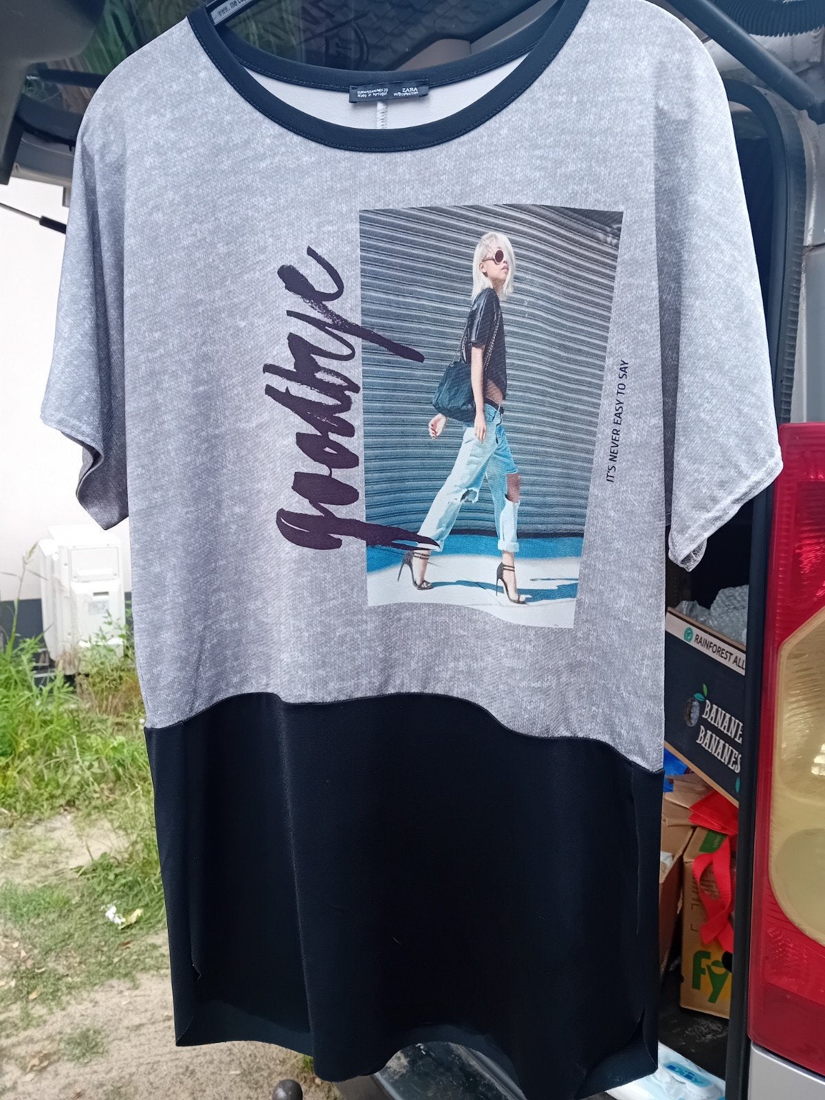 Heel mooie tshirt als nieuw maat M merk Zara, Enlèvement ou Envoi