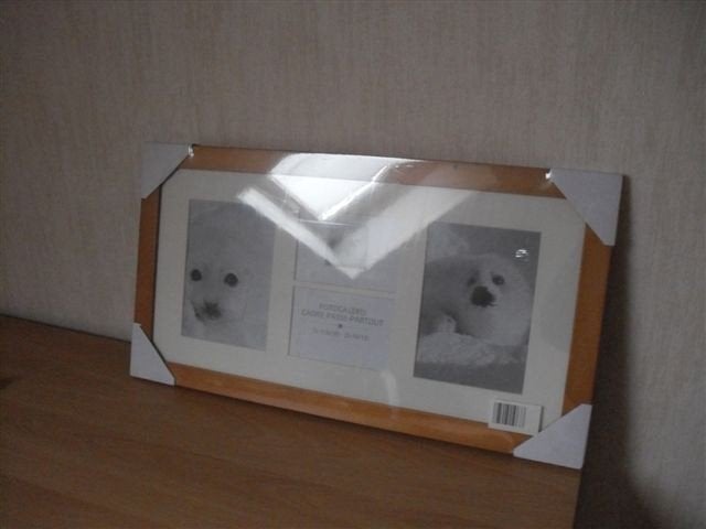 Fotokader met houten omlijsting Nieuw, Audio, Tv en Foto, Fotografie | Fotolijsten, Ophalen, Hangend, Nieuw, Glas