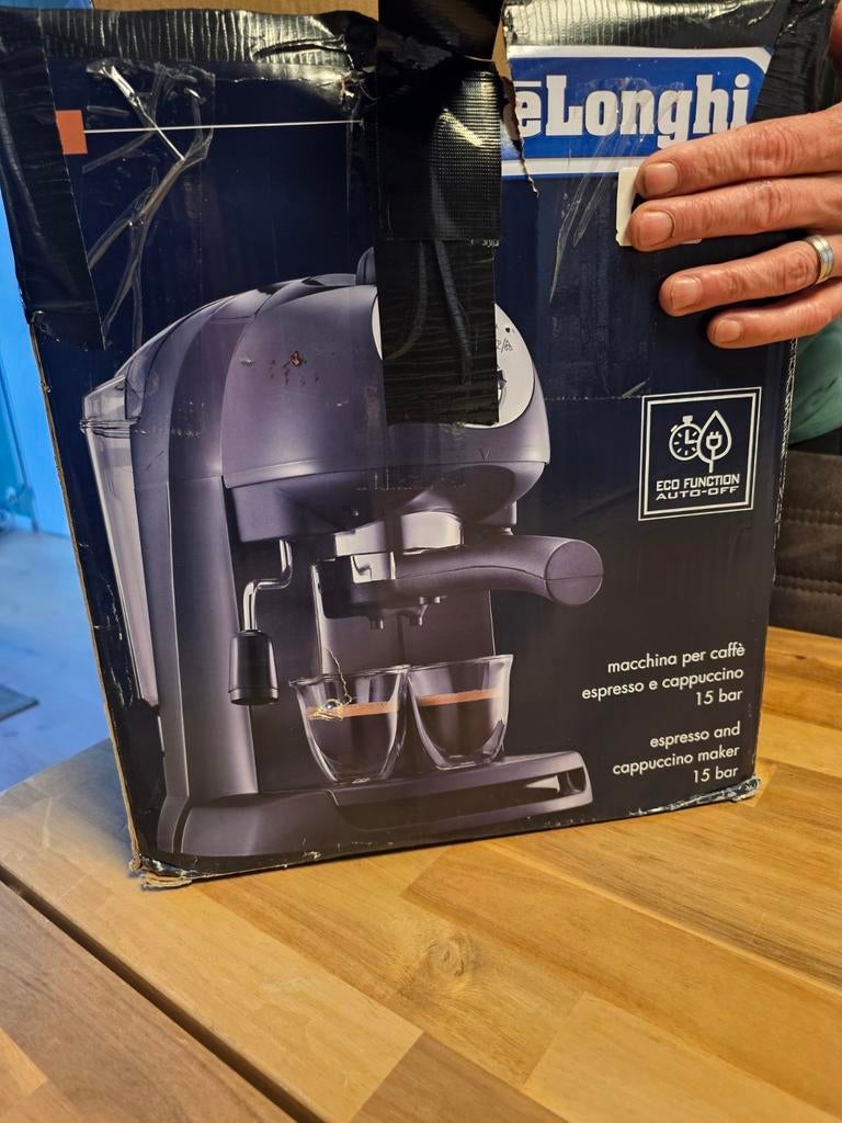 Delonghi koffiemachine, Ophalen