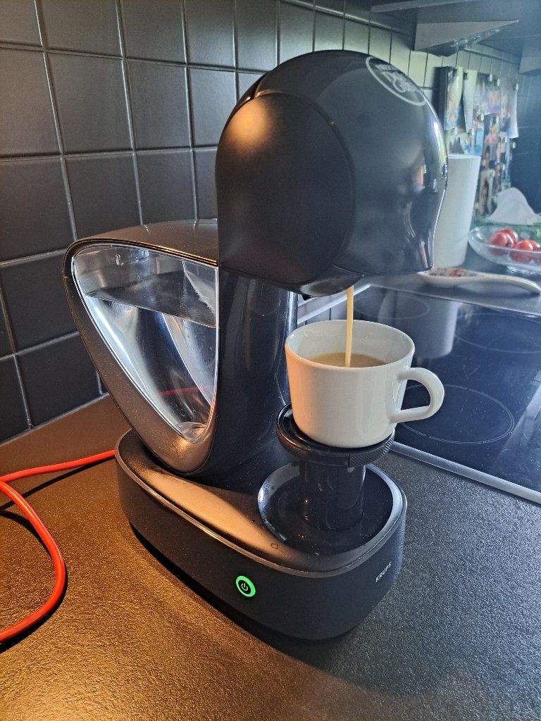 Krups Nescafé Dolce Gusto grise type KP170, Réservoir d'eau amovible, Dosettes et capsules de café, Utilisé, Enlèvement