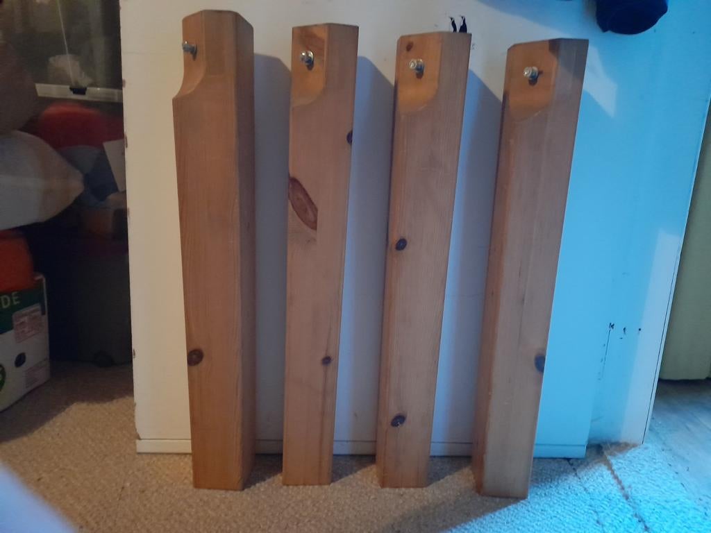 Tafel onderstel - Houten tafelpoten met kader, Doe-het-zelf en Bouw, Ophalen