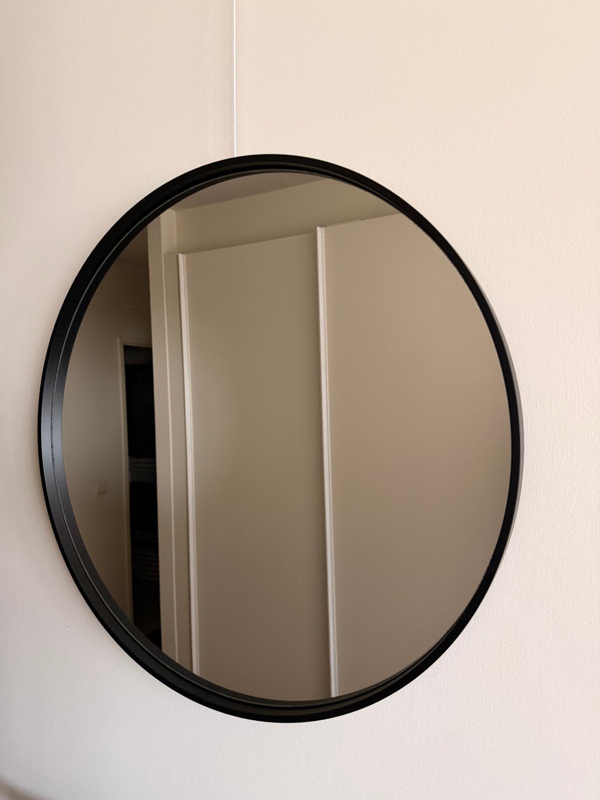 Bo Concept ronde spiegel 70cm, Huis en Inrichting, Woonaccessoires | Spiegels, Ophalen, Zo goed als nieuw