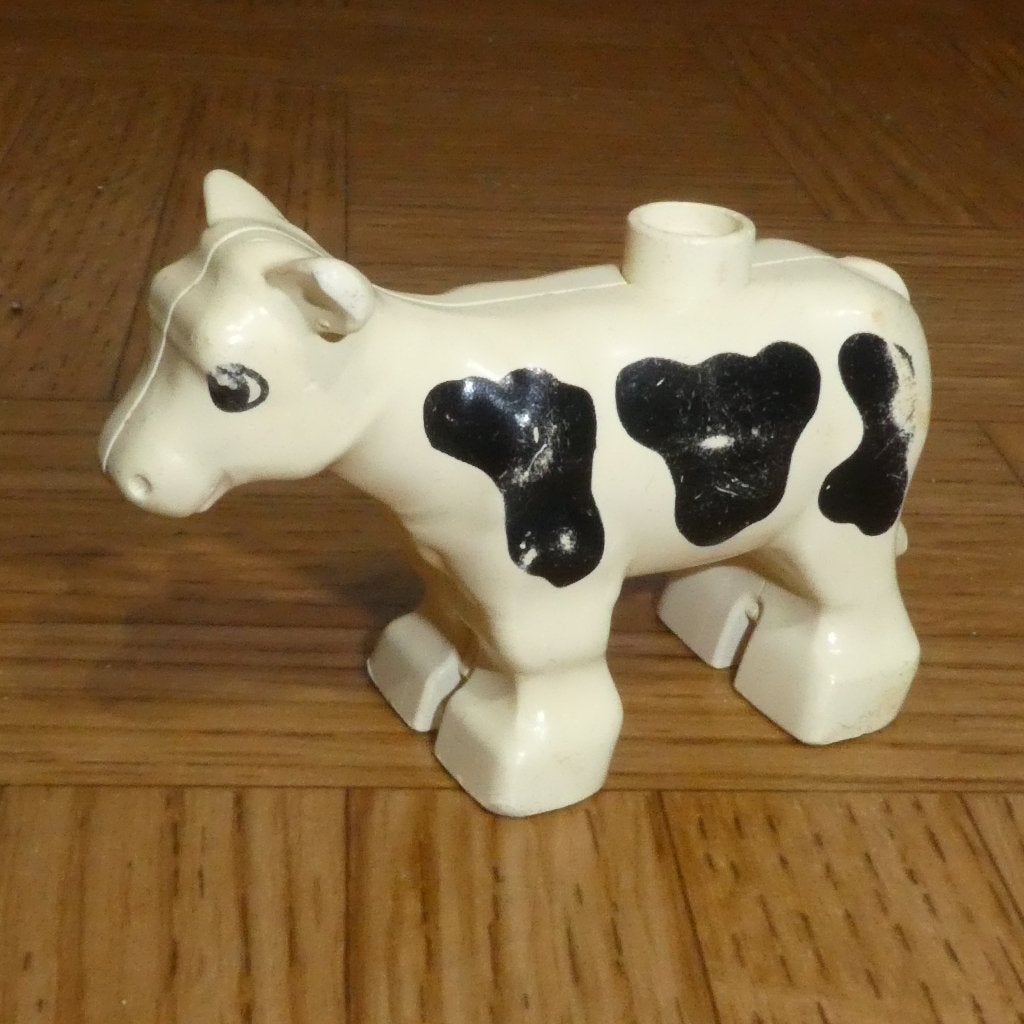 Duplo Witte koe met zwarte vlekken, Ophalen of Verzenden, Gebruikt, Duplo