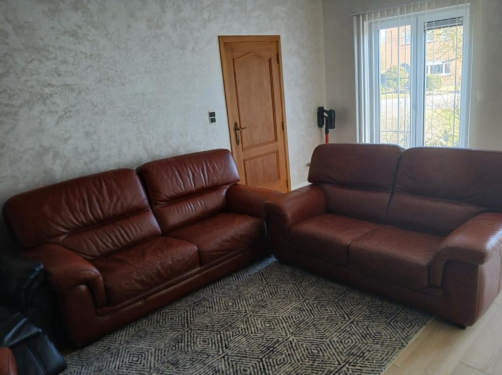 Lederen zetels, Maison & Meubles, Enlèvement, Comme neuf, Cuir