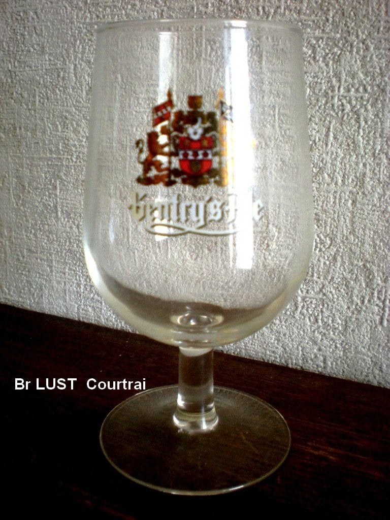 LUST Kortrijk „Gentry's ale”, Ophalen of Verzenden, Zo goed als nieuw, Glas of Glazen