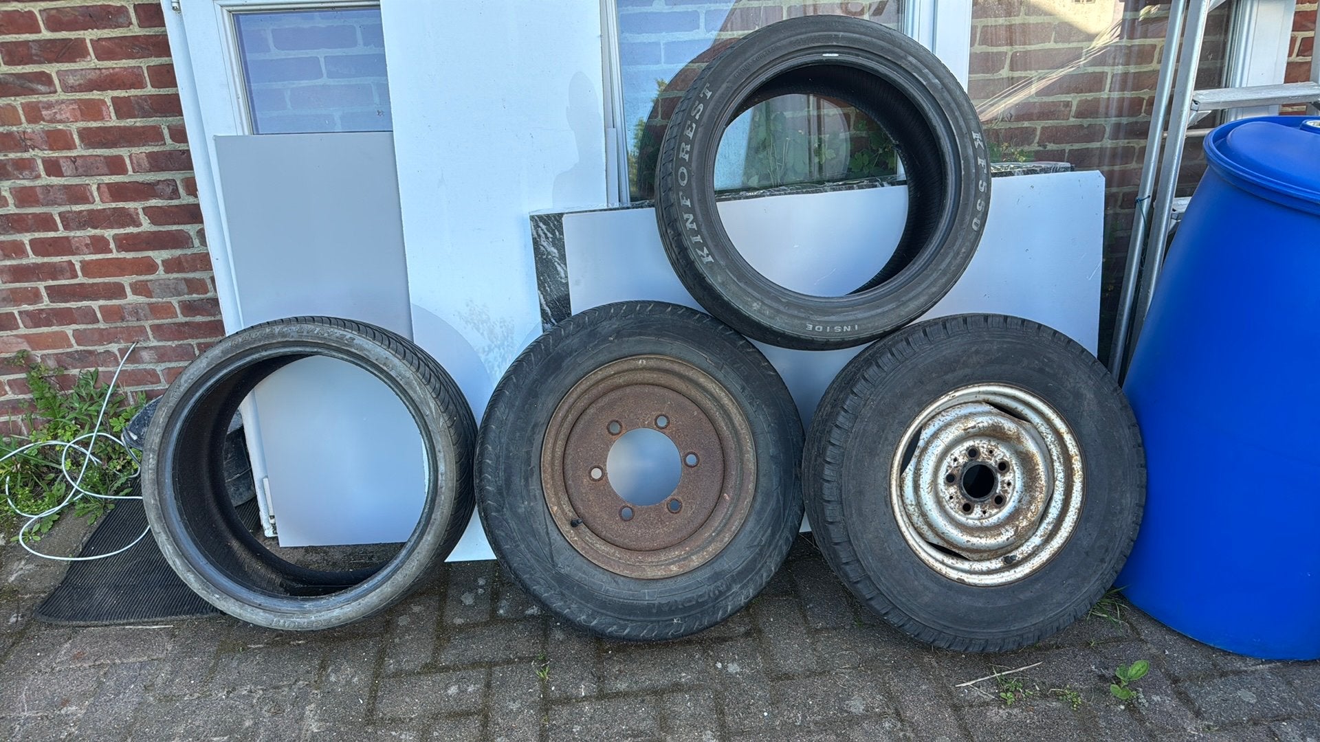 Lot reservebanden, Auto-onderdelen, Banden en Velgen, Ophalen, Band(en)