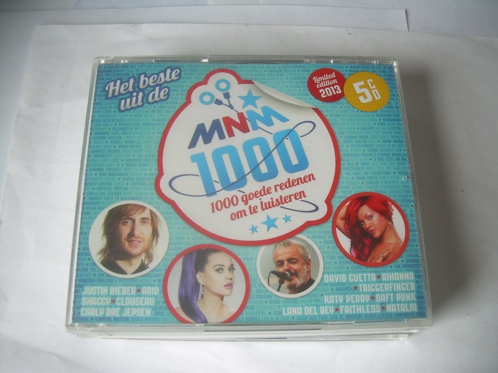 5 CD BOX - MNM - MNM 1000 - 2013, Boxset, Ophalen of Verzenden, Zo goed als nieuw, Dance en House