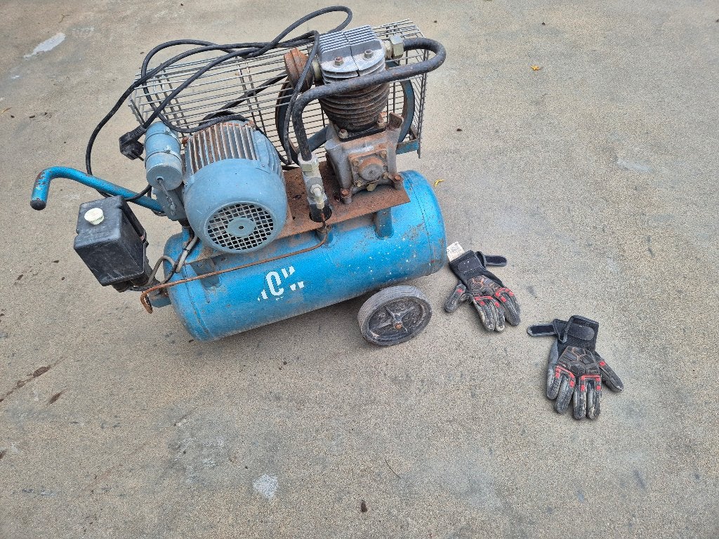 Compressor Brown, Doe-het-zelf en Bouw, Ophalen, Gebruikt