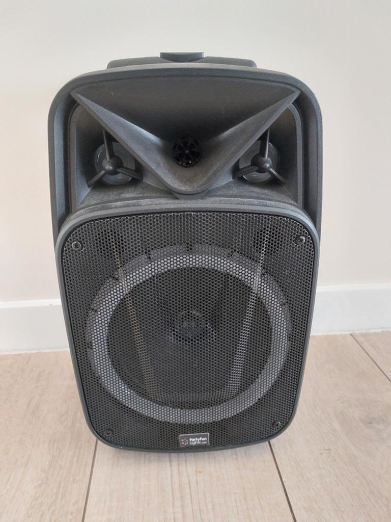 PartyFunLights Bluetooth Karaoke Box – Goede Staat, Audio, Tv en Foto, Karaoke-apparatuur, Ophalen, Zo goed als nieuw