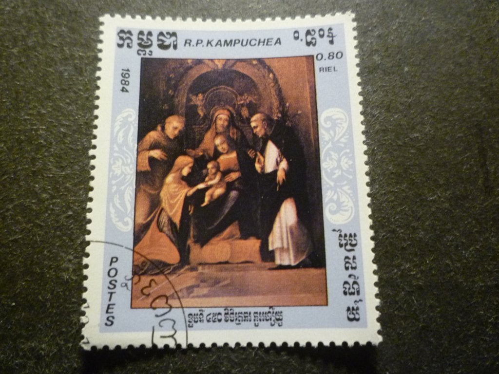 Cambodja/Cambodge 1984 Mi 622(o) Gestempeld/Oblitéré, Verzenden, Gestempeld