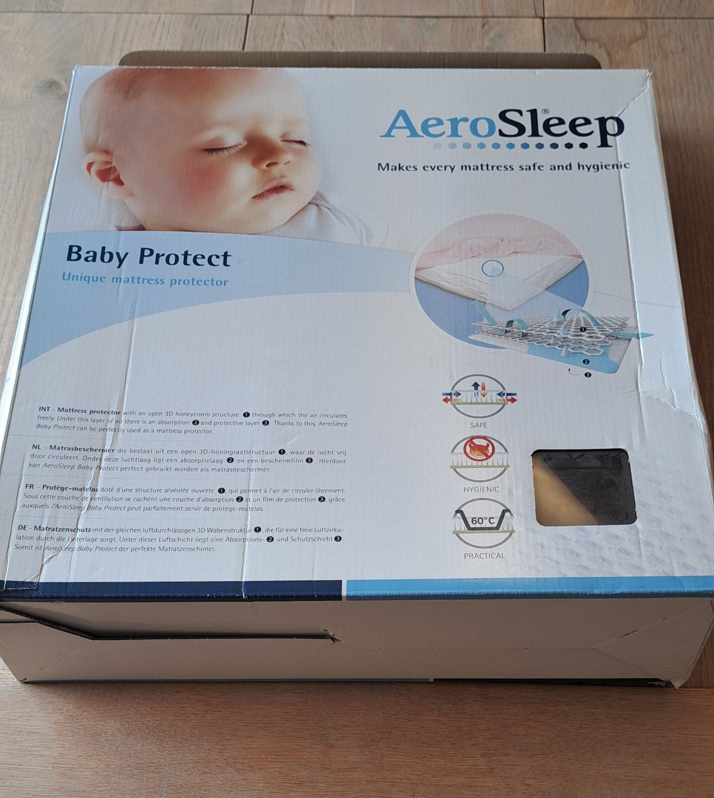 AeroSleep matrasbeschermer, Kinderen en Baby's, Kinderkamer | Beddengoed, Ophalen, Zo goed als nieuw, Aerosleep, Matrasbeschermer