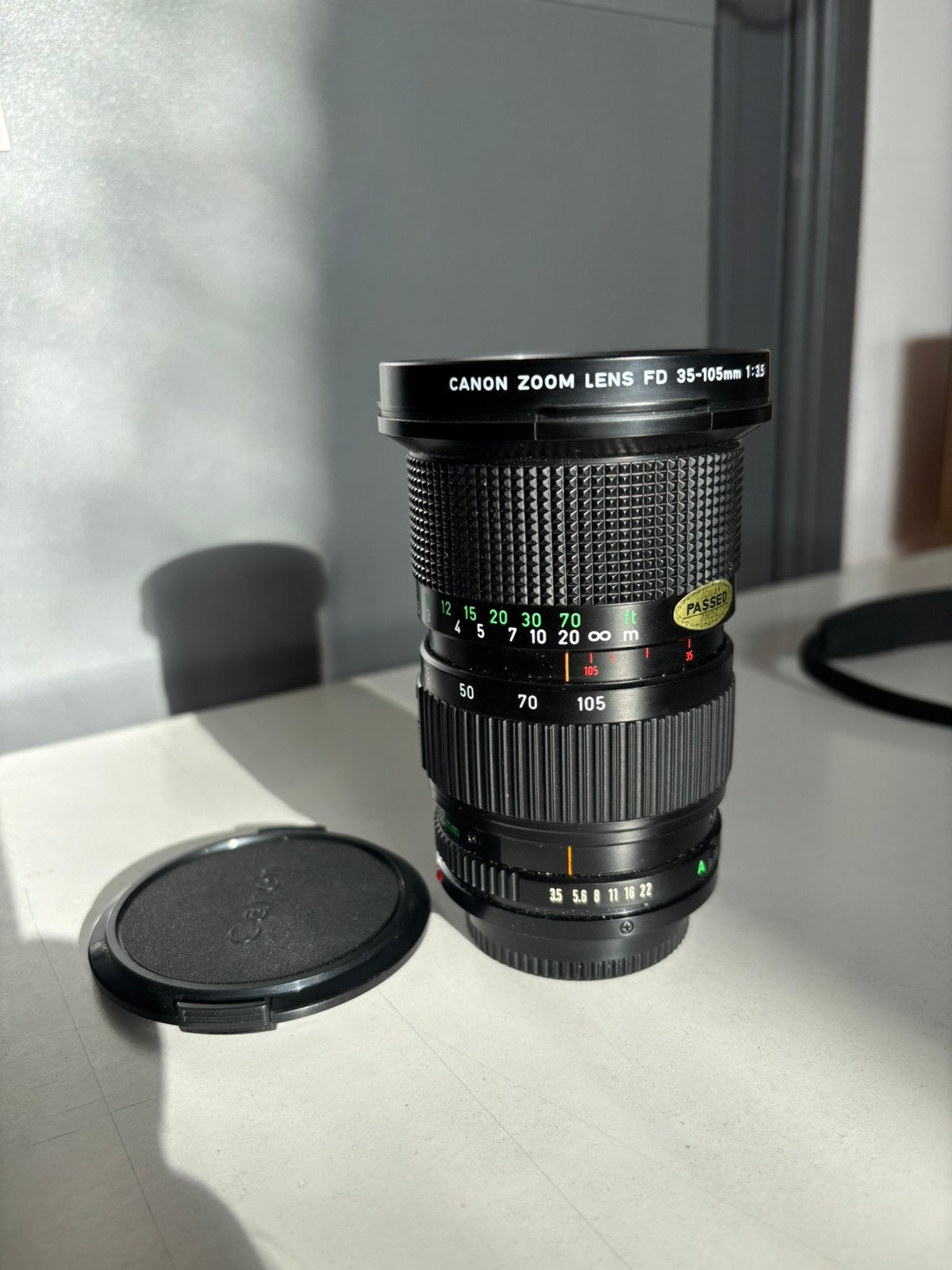 Zoom canon FD 35-105, Audio, Tv en Foto, Ophalen, Canon, Canon FD, Zo goed als nieuw