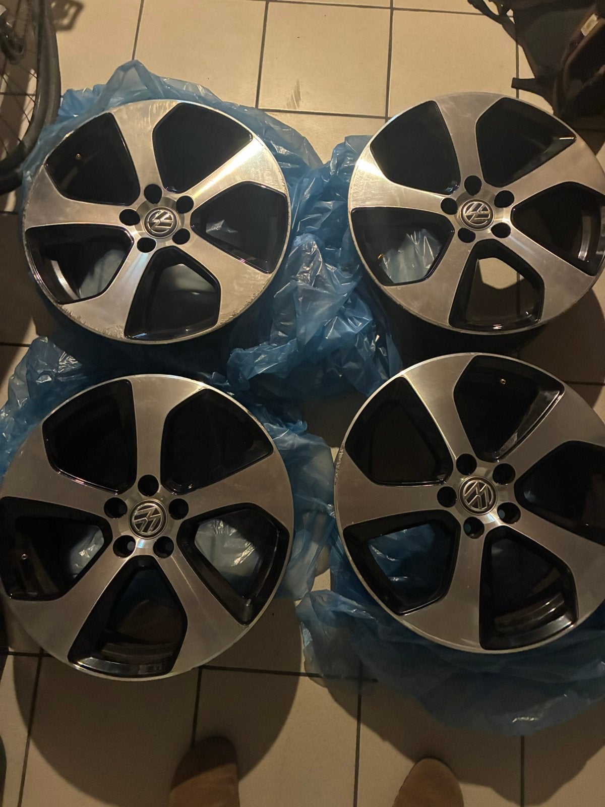 Originele golf 7 gti velgen, Auto-onderdelen, Banden en Velgen, Ophalen, Velg(en)