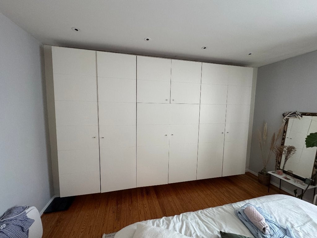 Kastdeuren wit gelakt – 50  230 cm – incl. scharnieren, Ophalen, Gebruikt, 200 cm of meer, 50 tot 100 cm