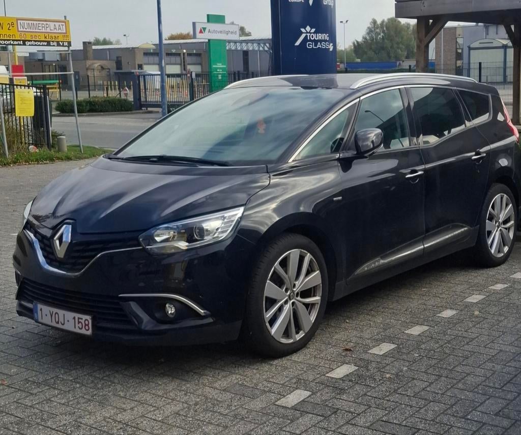 Renault scenic 2019 , 1.3 benzine 7 pls. Navigation 49550 km, Auto's, Renault, Euro 5, Monovolume, Beige, Leder