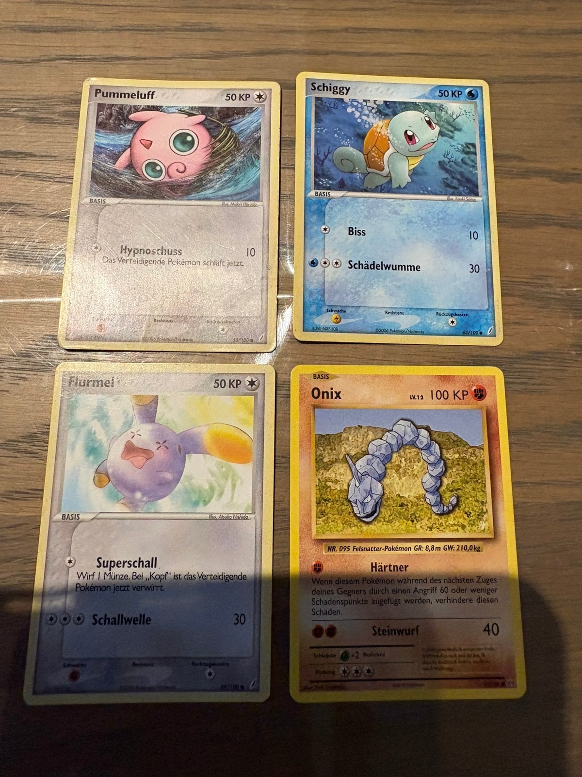 Duitse pokemonkaarten, Ophalen of Verzenden, Gebruikt, Meerdere kaarten