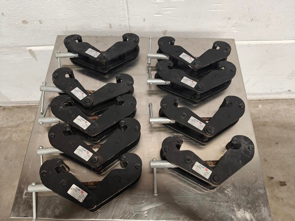 7x Eller Balkklem 75-230mm 2T (kan per stuk), Gebruikt, Eller, Onbekend, Ophalen of Verzenden