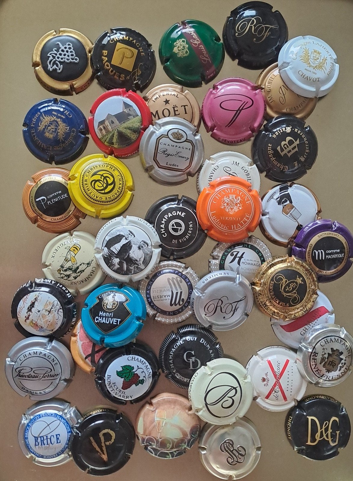 Champagne capsules - 40 stuks, Ophalen of Verzenden