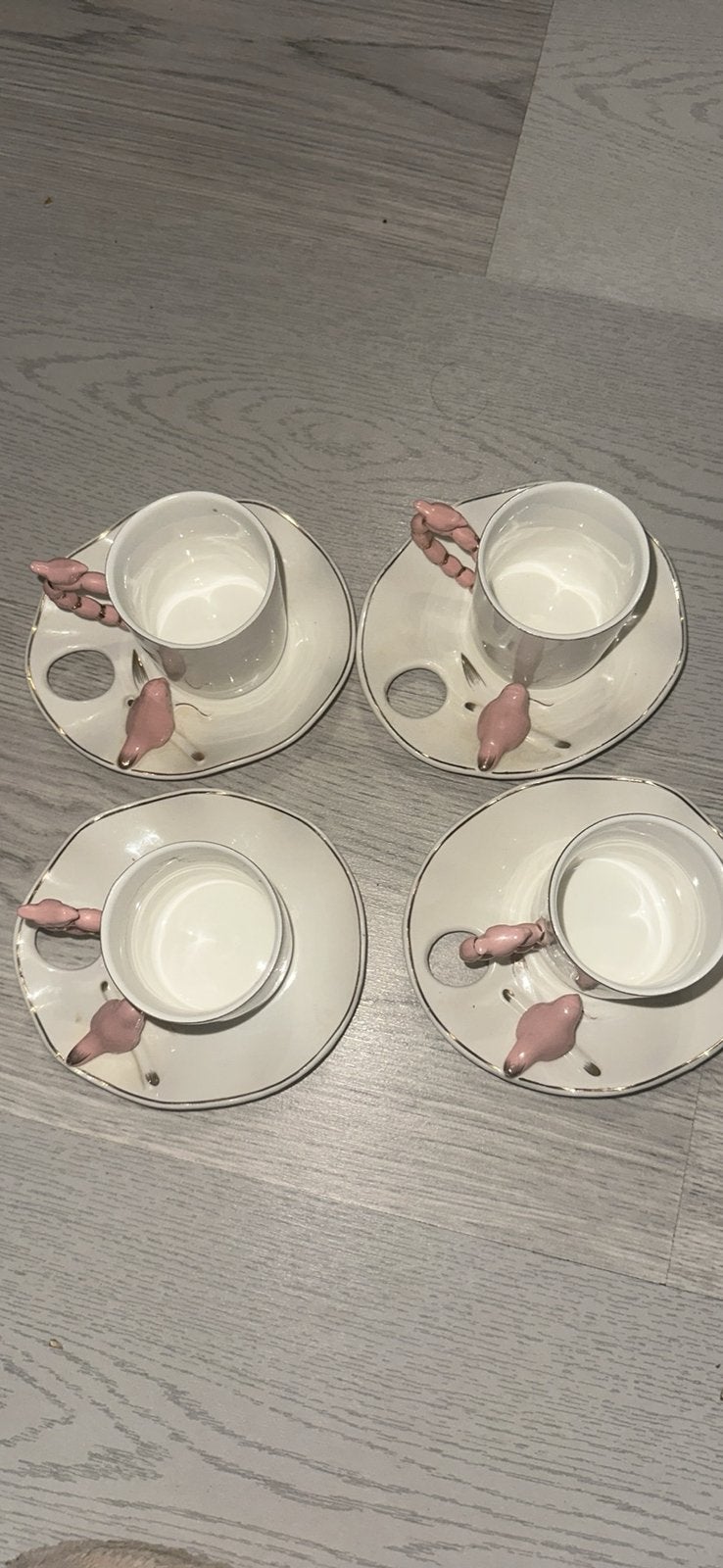 4 Turkse koffiekopjes - türk kahve fincanı, Ophalen, Zo goed als nieuw, Glas, Glas of Glazen