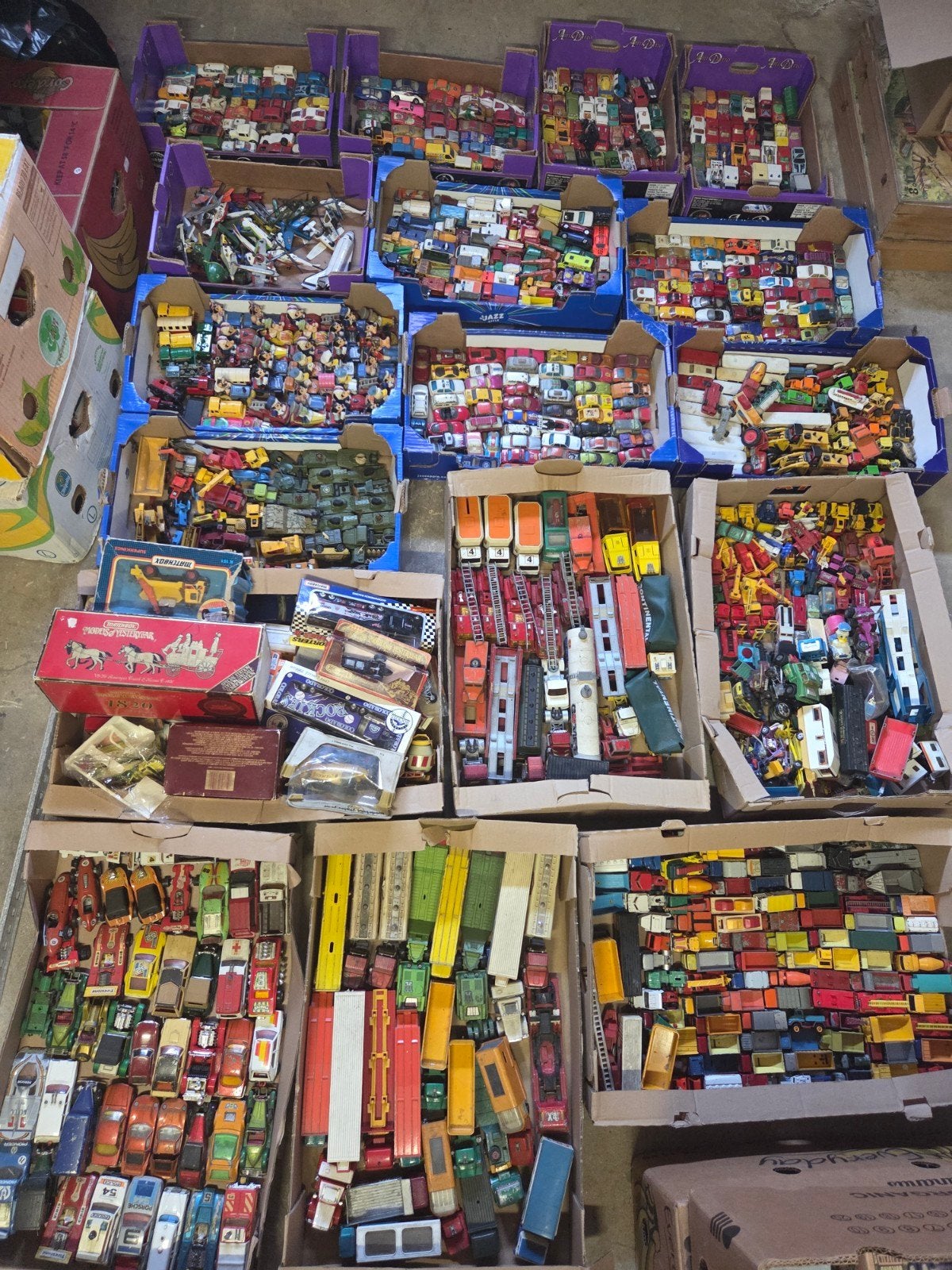 Lot de 800 miniatures matchbox lesney, Enlèvement, Utilisé, Matchbox