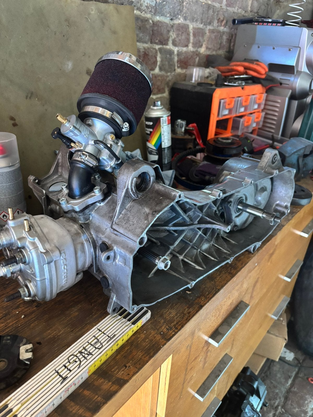 Mbk nitro motorblok, Enlèvement
