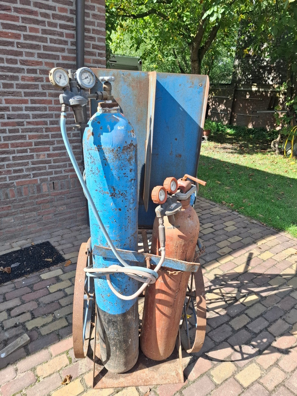 snijbrander gas en zuurstof met complete brander set, Enlèvement, Utilisé, Autres types