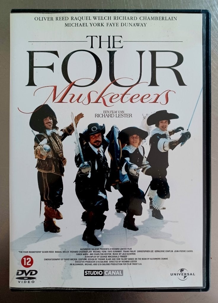 The Four Musketeers (Richard Lester, 1974), Nederlands, Actie, Ophalen of Verzenden, Zo goed als nieuw