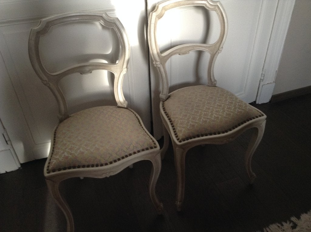 2 boudoirstoelen, Ophalen
