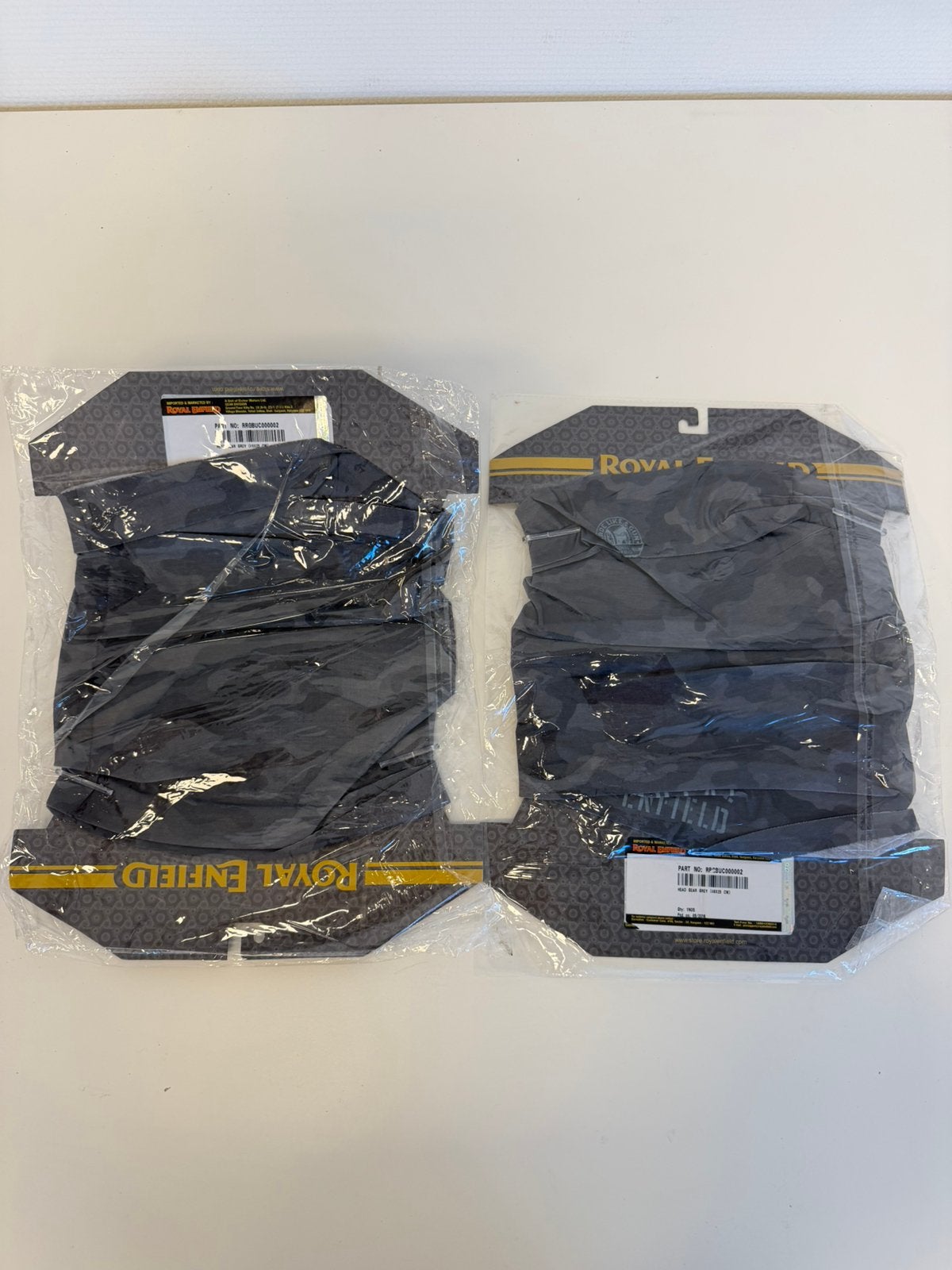 2x Royal Enfield Nekwarmer Colsjaal Motor Grijs Nieuw, Motoren, Ophalen of Verzenden, Nieuw met kaartje