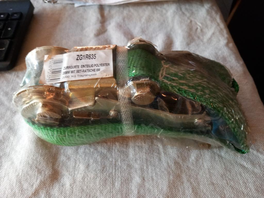 Spanband 2000kg, 6 meter.Prijs overeen te komen., Ophalen