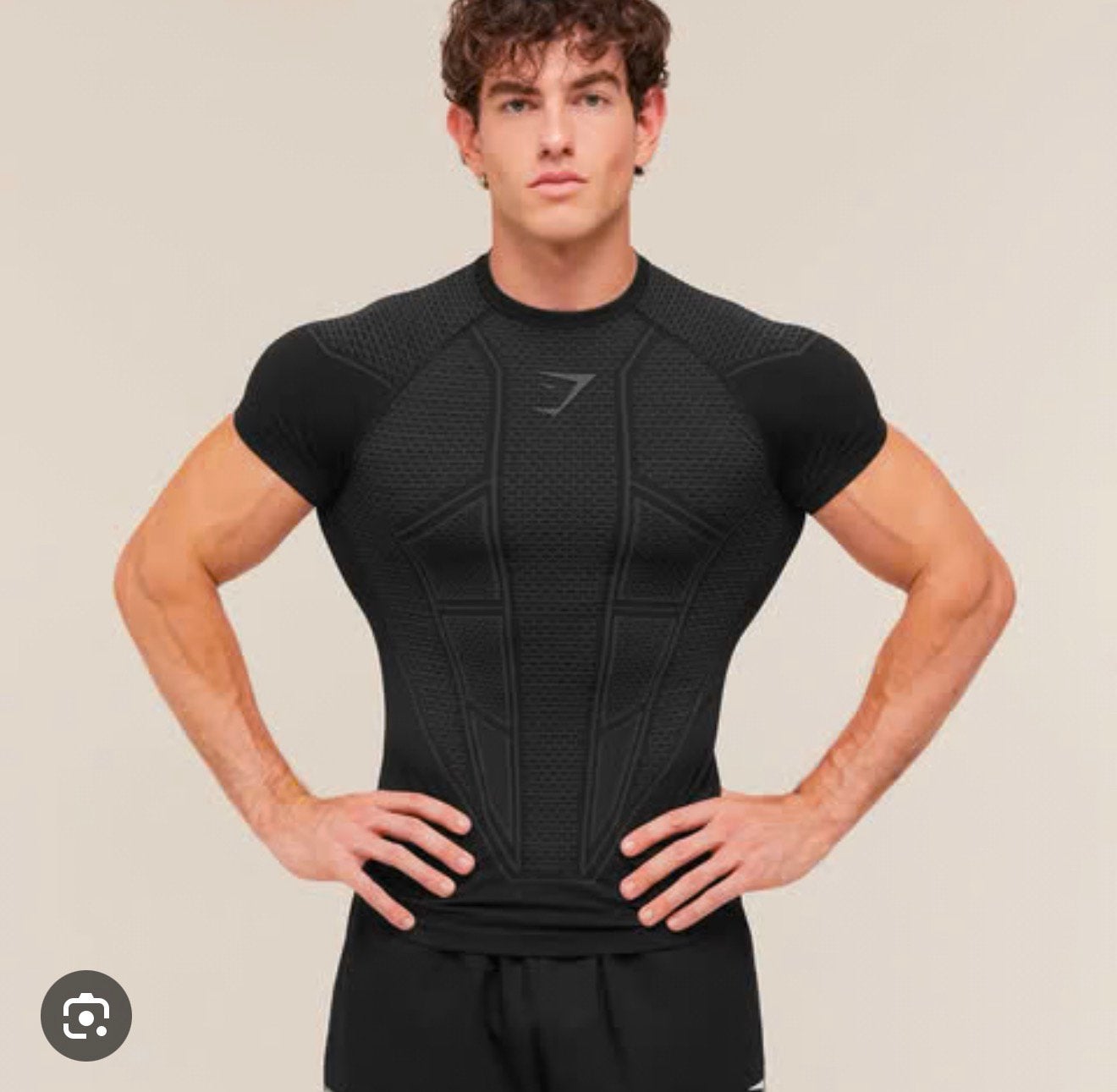 NIEUW LIMITED Gymshark v1 onyx zwart maat L, Kleding | Heren, Ophalen of Verzenden, Nieuw, Maat 52/54 (L), Zwart