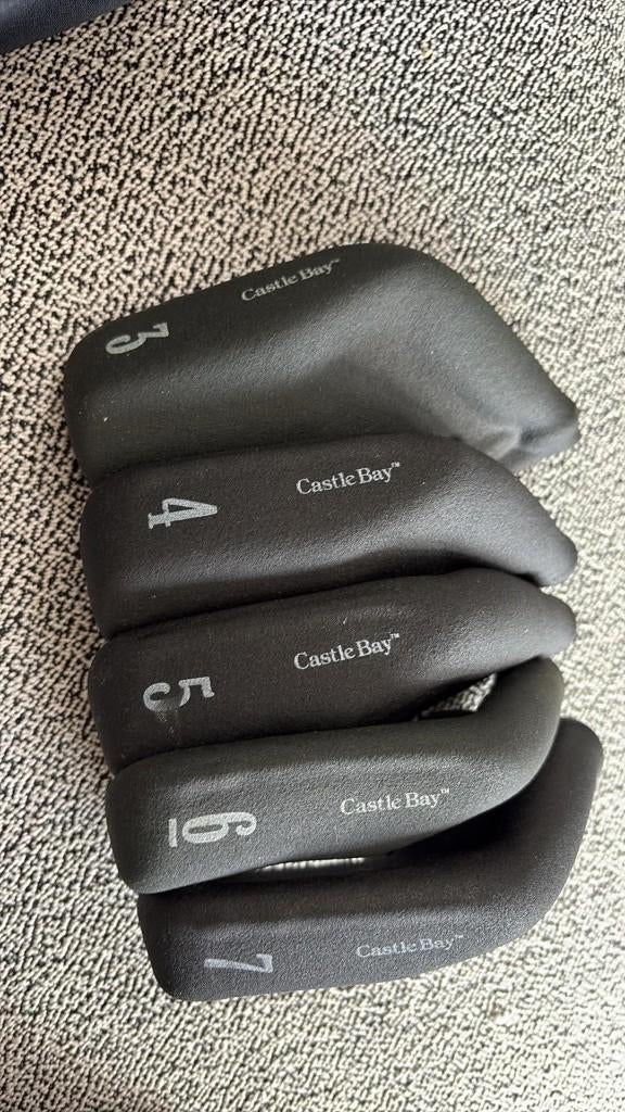 Castle Bay golfclub hoesjes / iron headcovers – 9 stuks, Sport en Fitness, Golf, Ophalen of Verzenden, Zo goed als nieuw, Overige typen