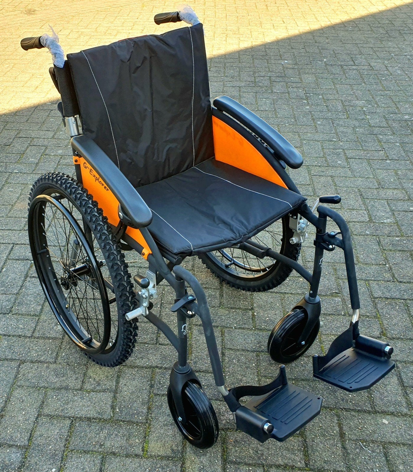 Lichtgewicht outdoor rolstoel Excel G-Explorer NIEUW, Ophalen of Verzenden, Inklapbaar, Nieuw, Duwrolstoel