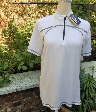(18) -tee shirt cyclisme femme t.L/XL blanc - neuf -crivit -, Kleding | Dames, Maat 38/40 (M), Wit, Nieuw, Ophalen of Verzenden